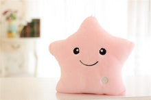 Charger l'image dans la galerie, 34 CM Jouet Créatif Oreiller Lumineux Doux En Peluche En Peluche Lumineux Coloré Étoiles Coussin Led Lumière Jouets Cadeau Pour Enfants Enfants Filles - allure dange