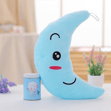 Charger l'image dans la galerie, 34 CM Jouet Créatif Oreiller Lumineux Doux En Peluche En Peluche Lumineux Coloré Étoiles Coussin Led Lumière Jouets Cadeau Pour Enfants Enfants Filles - allure dange