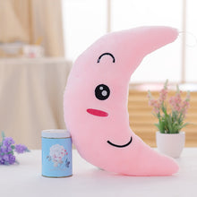 Charger l'image dans la galerie, 34 CM Jouet Créatif Oreiller Lumineux Doux En Peluche En Peluche Lumineux Coloré Étoiles Coussin Led Lumière Jouets Cadeau Pour Enfants Enfants Filles - allure dange