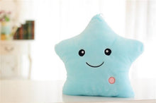 Charger l'image dans la galerie, 34 CM Jouet Créatif Oreiller Lumineux Doux En Peluche En Peluche Lumineux Coloré Étoiles Coussin Led Lumière Jouets Cadeau Pour Enfants Enfants Filles - allure dange