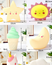 Charger l'image dans la galerie, Lampes veilleuses lumineuses en forme de nuages, étoiles, lunes, licornes - Allure Dange accessoires bébé/bien-être maman/accessoires fitness/accessoires yoga