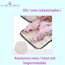 Charger l'image dans la galerie, Matelas dépliable à langer, Sacs de rangement couches, lingettes...Portable - allure dange