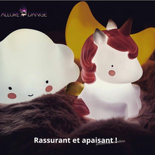 Charger l'image dans la galerie, Lampes veilleuses lumineuses en forme de nuages, étoiles, lunes, licornes - Allure Dange accessoires bébé/bien-être maman/accessoires fitness/accessoires yoga