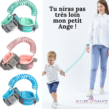 Charger l'image dans la galerie, Bracelet cordon de sécurité Anti-perte enfant, attache poignet, laisse 150cm / 250cm - Allure Dange accessoires bébé/bien-être maman/accessoires fitness/accessoires yoga