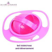 Charger l'image dans la galerie, Bol Anti-Déversement gyroscopique Rotation 360° - allure dange