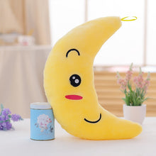 Charger l'image dans la galerie, 34 CM Jouet Créatif Oreiller Lumineux Doux En Peluche En Peluche Lumineux Coloré Étoiles Coussin Led Lumière Jouets Cadeau Pour Enfants Enfants Filles - allure dange
