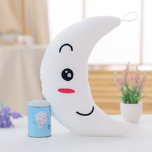 Charger l'image dans la galerie, 34 CM Jouet Créatif Oreiller Lumineux Doux En Peluche En Peluche Lumineux Coloré Étoiles Coussin Led Lumière Jouets Cadeau Pour Enfants Enfants Filles - allure dange
