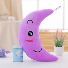 Charger l'image dans la galerie, 34 CM Jouet Créatif Oreiller Lumineux Doux En Peluche En Peluche Lumineux Coloré Étoiles Coussin Led Lumière Jouets Cadeau Pour Enfants Enfants Filles - allure dange
