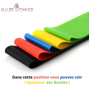 Elastiques Formes™ Bandes élastiques résistantes, fitness, musculation - Allure Dange accessoires bébé/bien-être maman/accessoires fitness/accessoires yoga