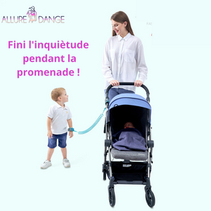 Bracelet cordon de sécurité Anti-perte enfant, attache poignet, laisse 150cm / 250cm - Allure Dange accessoires bébé/bien-être maman/accessoires fitness/accessoires yoga