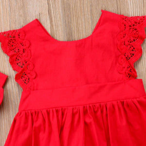 robe rouge bébé