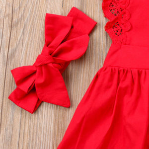 robe rouge bébé