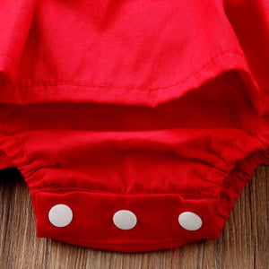 robe rouge bébé