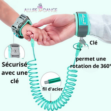 Charger l&#39;image dans la galerie, Bracelet cordon de sécurité Anti-perte enfant, attache poignet, laisse 150cm / 250cm - Allure Dange accessoires bébé/bien-être maman/accessoires fitness/accessoires yoga
